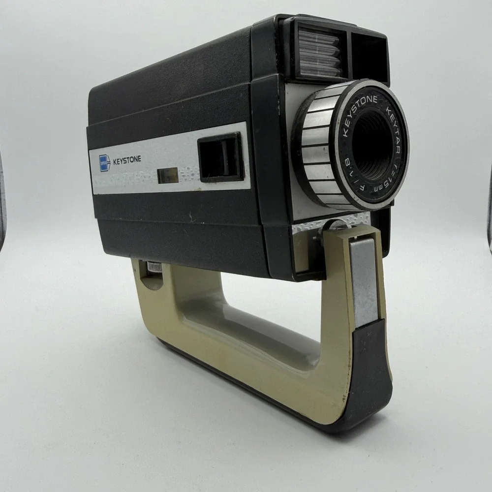 Keystone K810‎ Super 8 Movie Camera Keytar f/1.8 15mm Untested Japan VTG